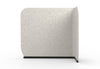 Byorne High Back Privacy Panel upholstered in premium fabric, available in dusty teal, dark grey and pebble grey, designed to introduce calm spatial division in offices, lounges and collaborative environments. Featuring durable abrasion-resistant upholstery with strong colour fastness, a clean minimalist silhouette and acoustic comfort benefits, it integrates seamlessly with the Byorne modular system to create private nooks, focused work zones and cohesive modern seating layouts.