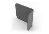 Byorne High Back Privacy Panel upholstered in premium fabric, available in dusty teal, dark grey and pebble grey, designed to introduce calm spatial division in offices, lounges and collaborative environments. Featuring durable abrasion-resistant upholstery with strong colour fastness, a clean minimalist silhouette and acoustic comfort benefits, it integrates seamlessly with the Byorne modular system to create private nooks, focused work zones and cohesive modern seating layouts.