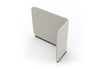 Byorne High Back Privacy Panel upholstered in premium fabric, available in dusty teal, dark grey and pebble grey, designed to introduce calm spatial division in offices, lounges and collaborative environments. Featuring durable abrasion-resistant upholstery with strong colour fastness, a clean minimalist silhouette and acoustic comfort benefits, it integrates seamlessly with the Byorne modular system to create private nooks, focused work zones and cohesive modern seating layouts.