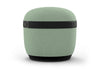 Byorne Pouf upholstered in premium linen fabric, available in dusty teal, dark grey and pebble grey, designed to add flexible comfort to living rooms, bedrooms and lounge spaces. Featuring a supportive moulded foam cushion for lasting shape retention, a natural rubberwood leg with an eco-friendly and durable abrasion-resistant upholstery, it functions as a comfortable seat, footrest or accent piece while complementing modern and relaxed interior settings.
