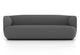 Byorne Sofa upholstered in soft fabric, available in dusty teal, dark grey and pebble grey, designed to create a warm and inviting seating experience in living rooms, lounges and open-plan spaces. Featuring high-density moulded foam cushioning for lasting comfort and shape retention, a welded steel internal frame for dependable strength and injection-moulded nylon legs for lightweight stability, it combines everyday durability with a clean, modern aesthetic suited to residential and commercial environments.