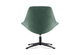 Ørgg Contour Lounge Chair in green shown on a white background, featuring a sculpted moulded-foam seat and backrest with high-quality fabric upholstery and a black powder-coated steel frame. Designed for modern lounge, hospitality and office environments, this contemporary lounge chair offers ergonomic comfort, durable construction and a refined, design-forward aesthetic.
