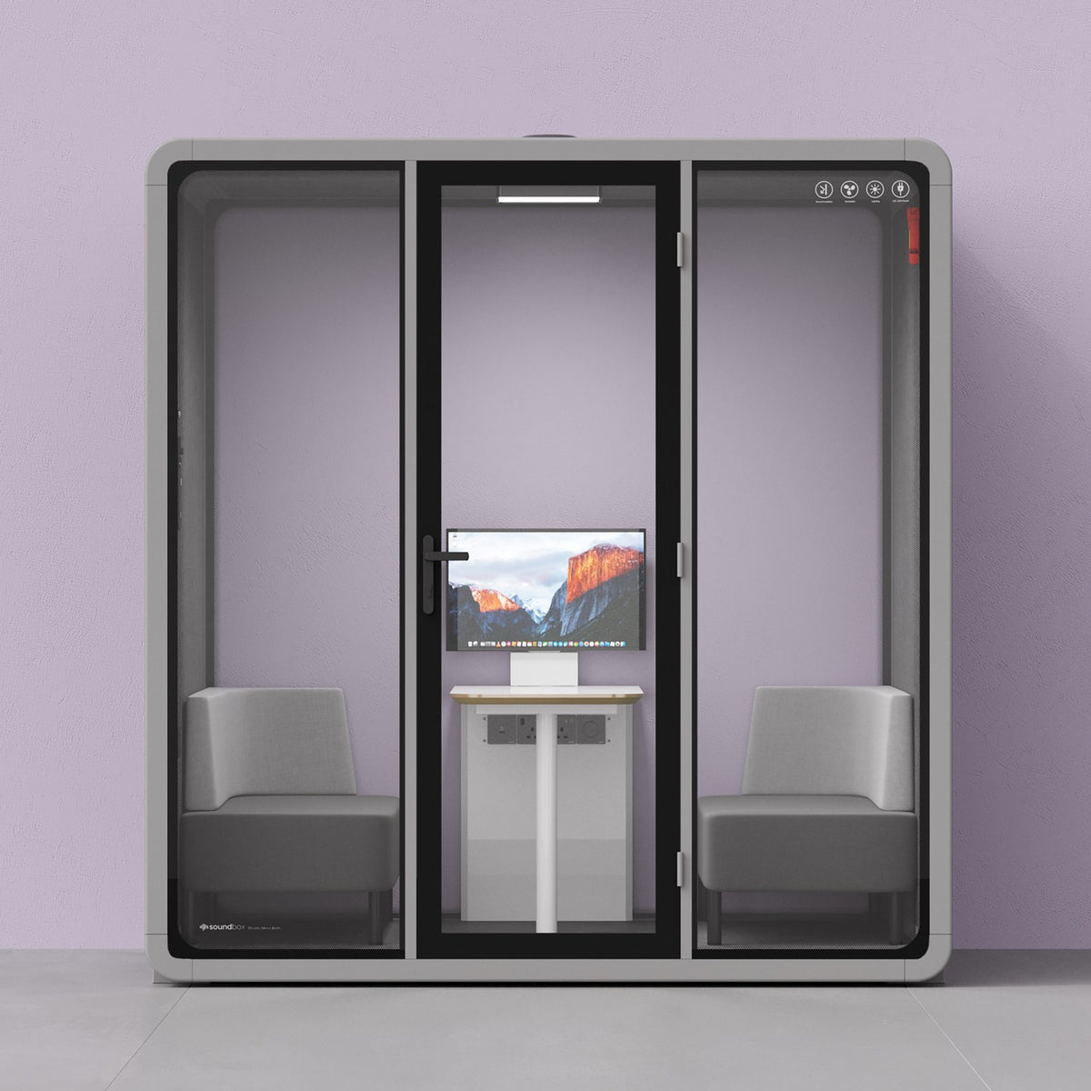 Quell+ - 4 Person Meeting Booth