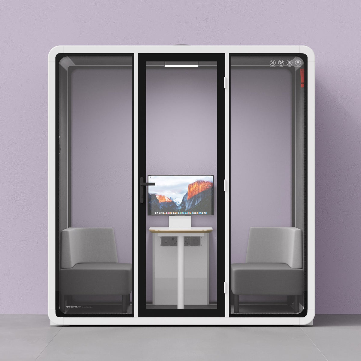 Quell+ - 4 persoons vergadercabine