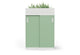 Moda Planter Filing Cabinet shown on a white background. This modern mobile cabinet features an electrostatic powder-coated surface, ABS handles, and a secure front lock, combining durability, contemporary style, and practical storage for office and collaborative environments.