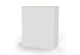 Moda Office Storage Cabinet shown on a white background. This modern storage cabinet features a durable electrostatic powder-coated surface, ABS handles, damping buffer hinges, a front lock, and a laminate top, providing stylish, secure, and functional storage for office and collaborative environments.