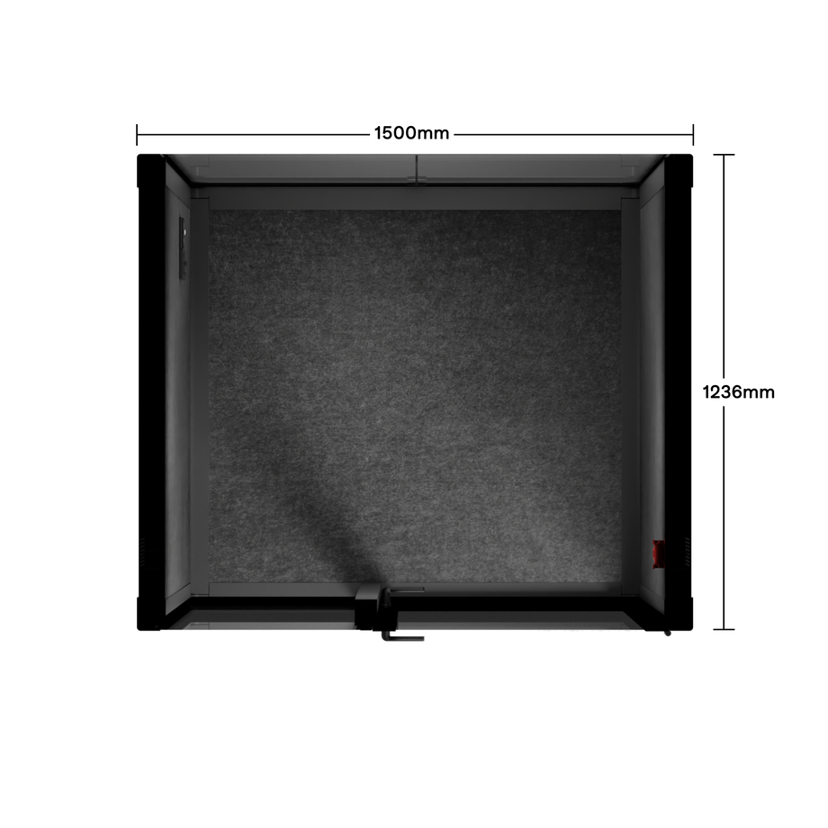 Quell+ - 2 Person PodWooden / Dark Gray / No Furniture