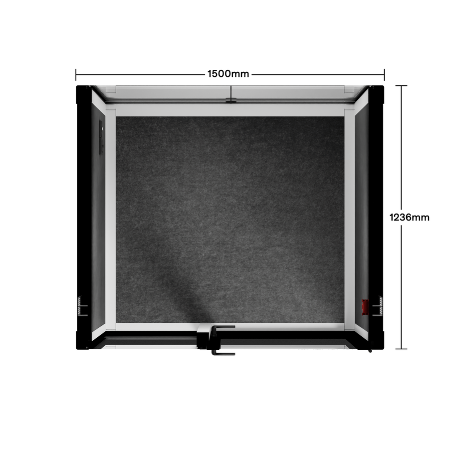 Quell+ - 2 Person PodWhite / Dark Gray / No Furniture