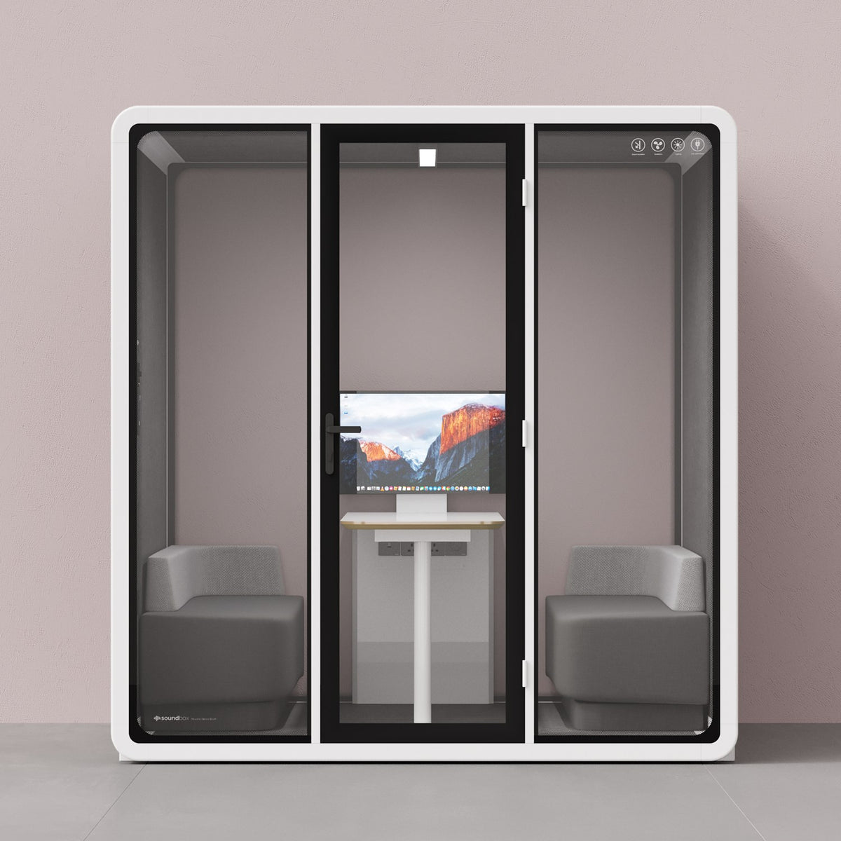 Quell+ - Cabina de reunião para 6 pessoas