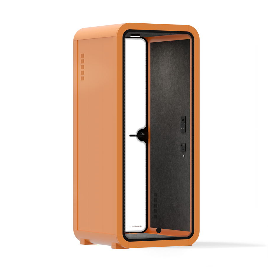 Office Pod Quell FlexOrange / Dark Grey / No Furniture