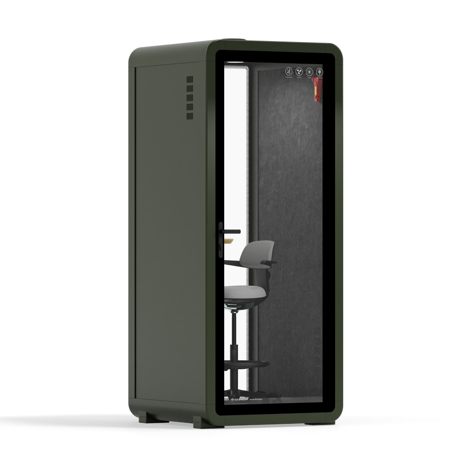 Quell+ Flex - SoloDark Green / Dark Grey / With Furniture