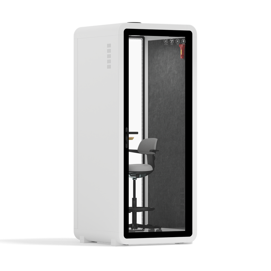 Quell+ Flex - SoloWhite / Dark Grey / With Furniture
