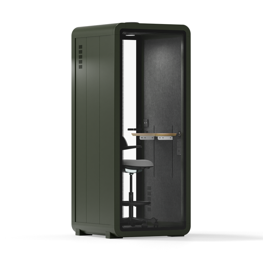 Quell+ Flex - SoloDark Green / Dark Grey / With Furniture