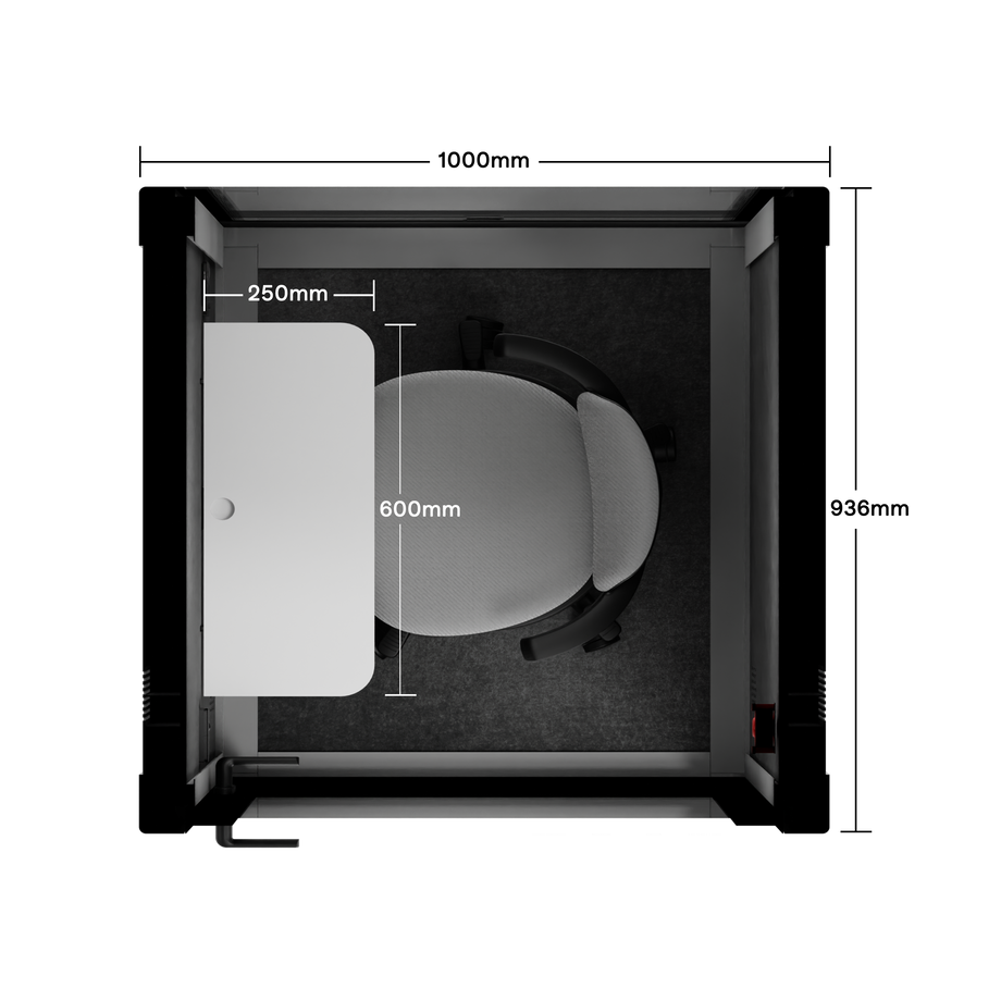 Quell+ Flex - SoloLight Grey / Dark Grey / With Furniture