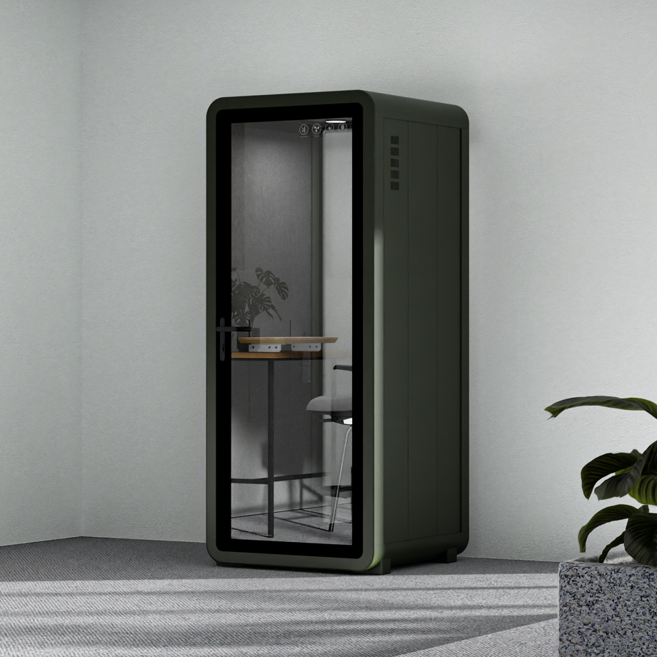 Quell+ Flex - SoloDark Green / Dark Grey / With Furniture