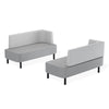 Comfortable sofa seating for Quell 4-person meeting pod – plush, durable upholstery for professional workspaces