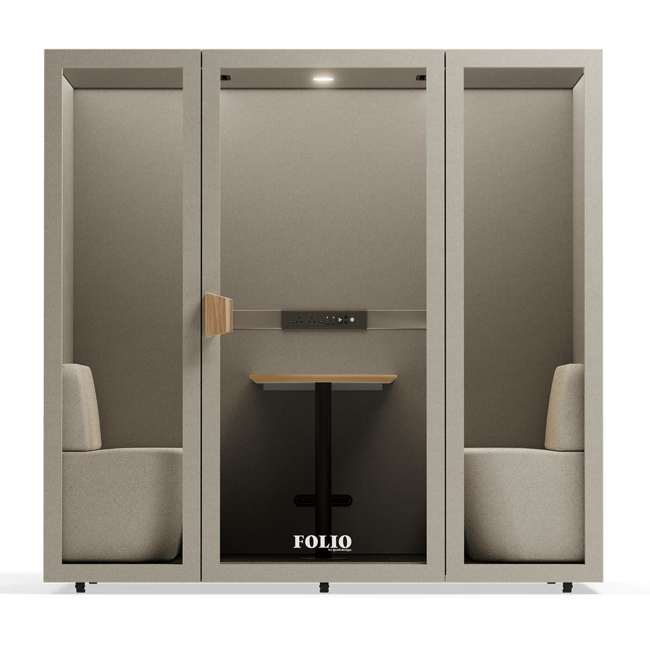 Folio Office Pod - 2-4 PersonFolio Beige / Furniture As Per Images