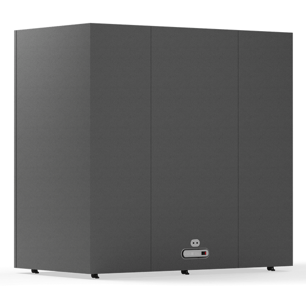 Folio Office Pod - 2-4 PersonFolio Dark Grey / Furniture As Per Images