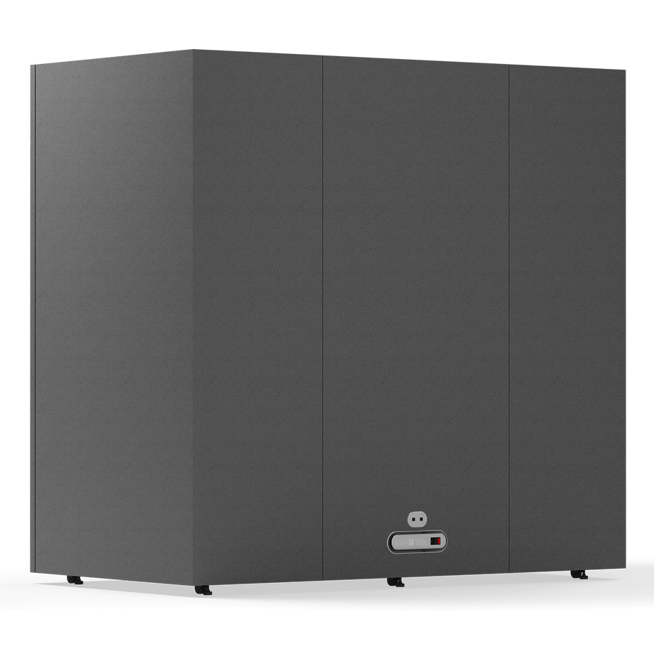 Folio Office Pod - 2-4 PersonFolio Dark Grey / Furniture As Per Images
