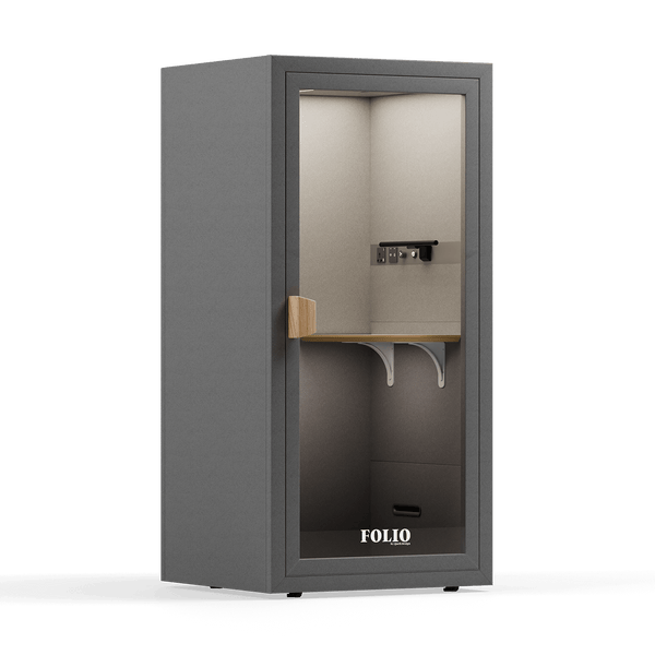 Office Phone Booth Folio - Stand UpFolio Dark Grey / Furniture Set 1