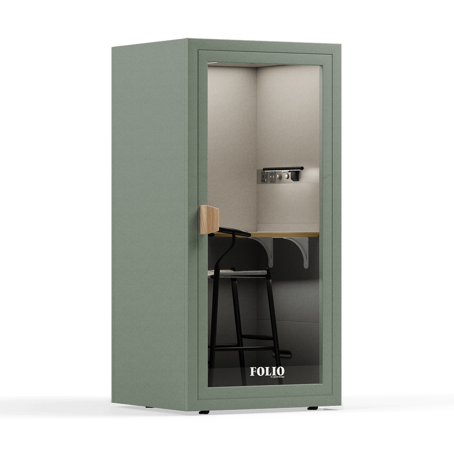 Office Phone Booth Folio - Stand UpFolio Dusty Teal / Furniture Set 2