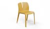 Emi Stackable Office Seating in ginger on a white background, featuring a PP and 25% fibreglass moulded frame; a modern, durable, and space-efficient stackable office chair designed for ergonomic workplace, training room, and collaborative seating.