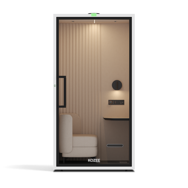 Kozee - Sit DownTaupe / White / Ecru Fabric
