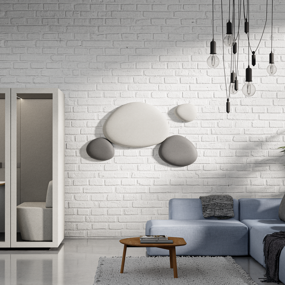 Acoustic Wall PanelDark Grey / Pebble Grey