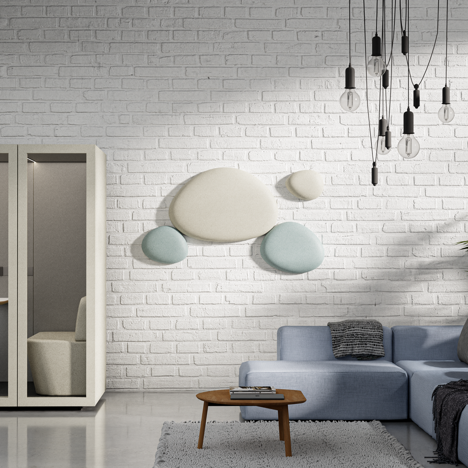Folio Pebble - Wall panelsBeige / Teal