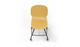 Aarhus Eiffel Chair V2 by Quell Design — a task/education chair in ginger with a contoured moulded polypropylene seat, smooth-rolling four-wheel base and metal mesh storage under the seat. Designed for classrooms or offices, it offers ergonomic support, mobility and organised practicality for learning and working environments.